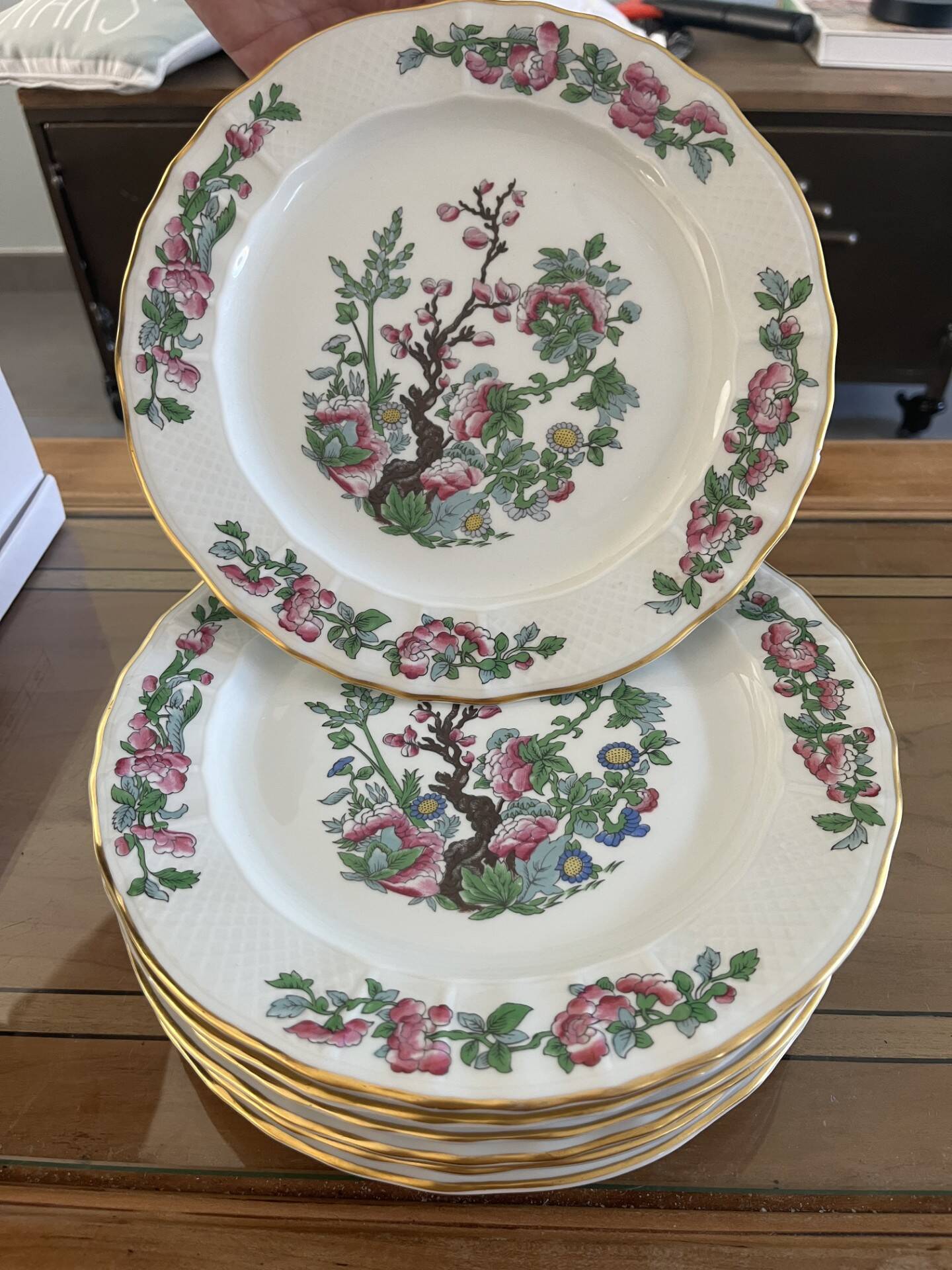 Assiettes Bernardaud Limoges Arbre des Indes