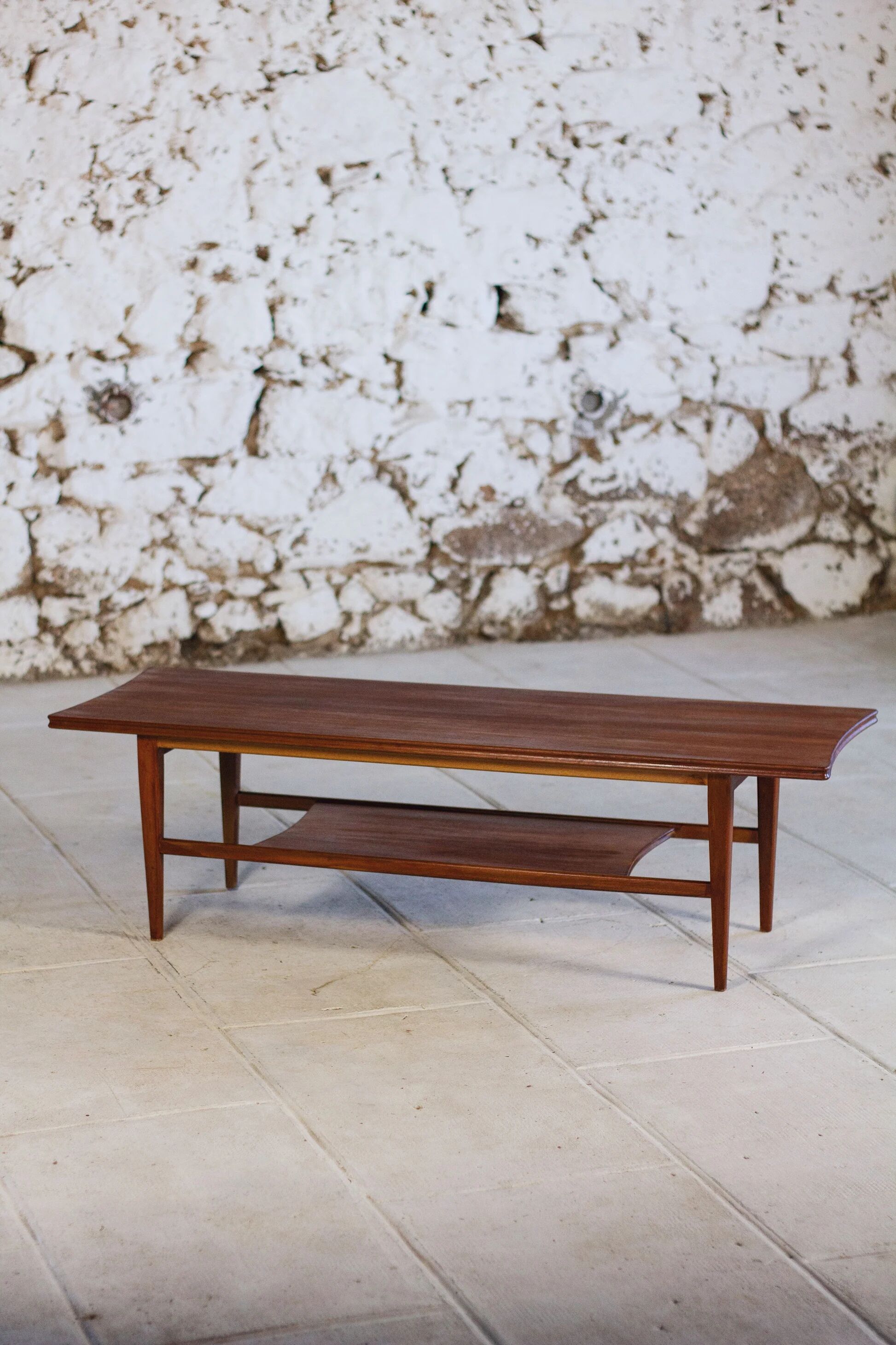 Mid-Century coffee table in solid teak by Richard Hornby for Fyne Ladye, 1960.