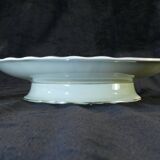 Compotier en porcelaine bernardaud limoges décor fleur rose / pourpre