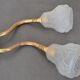 Art nouveau gooseneck wall lamp
