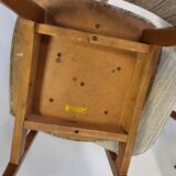 Suite of 6 vintage chairs 1950