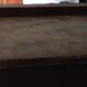 Walnut and walnut veneer display case 1 door circa 1900