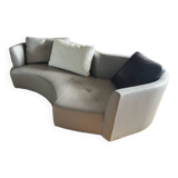 Roche Bobois "Tangram" leather sofa