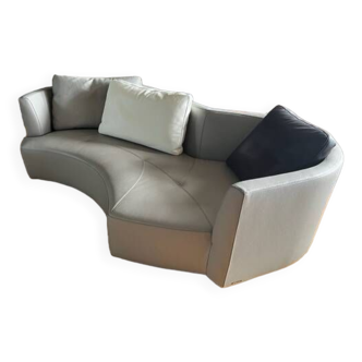 “Tangram” leather sofa by Roche Bobois