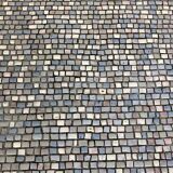 Mid-Century Modernist Rectangular Bleu Black Steel and Ceramic Coffee Table, 1960s