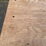 Renovated vintage Art Deco Parisian buffet in wood, 1940, 144cm.