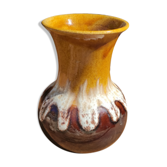 Vintage ceramic vase 70s
