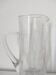 Artisanal cracked glass pitcher 24.5 cm