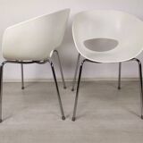 Paire de fauteuils sintesi orbite large