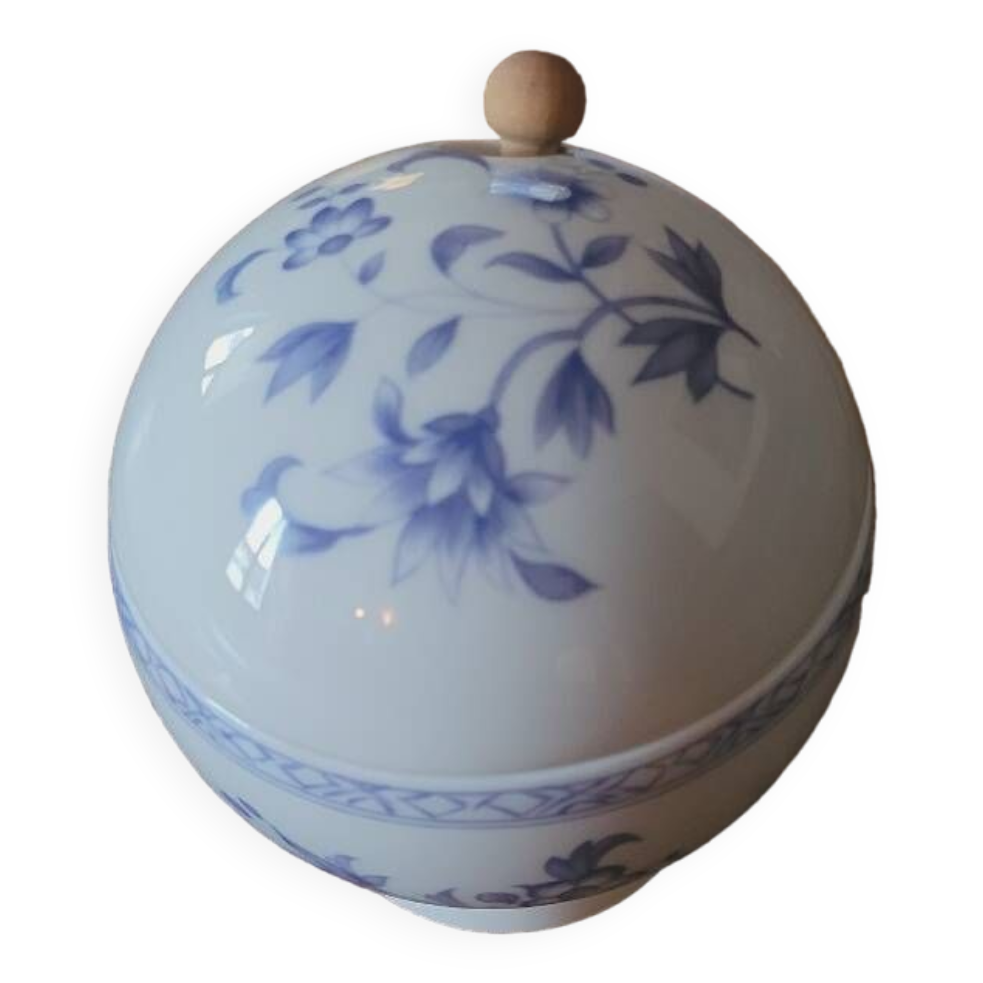 Paris Porcelain mustard pot