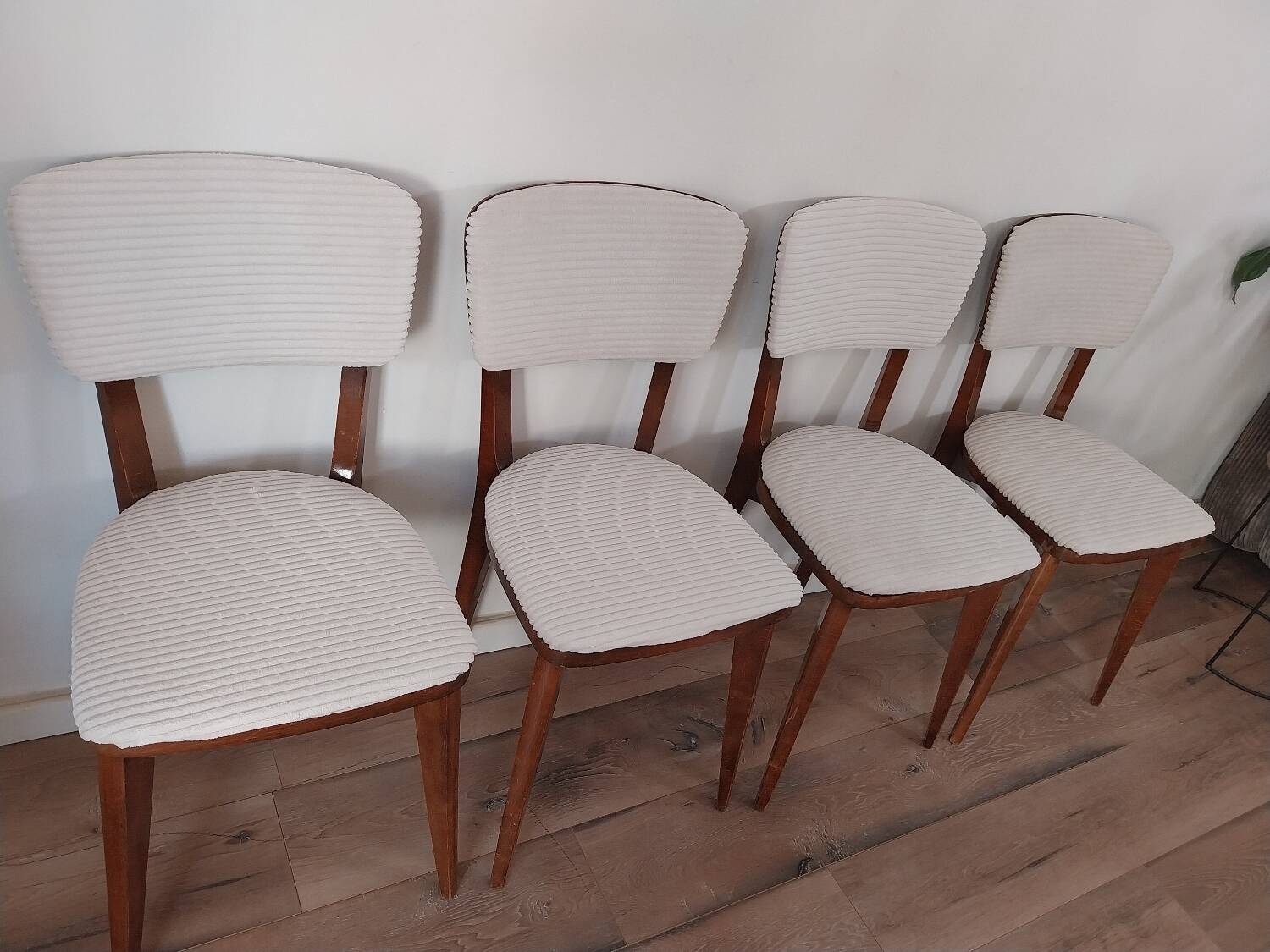 Set of four vintage chairs