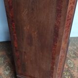 Bibliothèque époque Napoléon III en loupe de thuya