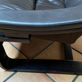 Pair of armchairs and their ottomans by ake fribytter for nelo sweden 1970