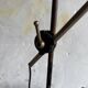 Vintage black industrial screw lamp