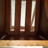 Rocking family cradle and cherry bed canopy