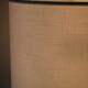 Vintage Scandinavian Brass and Fabric Floor Lamp