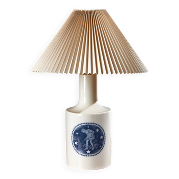 MK7948 Vandmanden / Aquarius porcelain table lamp by Kai Lange for Fog & Mørup and Royal Copenhagen