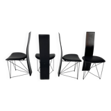 Set of 4 Concorde Dining Chairs by Torstein Flatøy For Bahus, 1980s