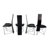 Ensemble de 4 chaises de salle à manger Concorde par Torstein Flatøy pour Bahus, 1980