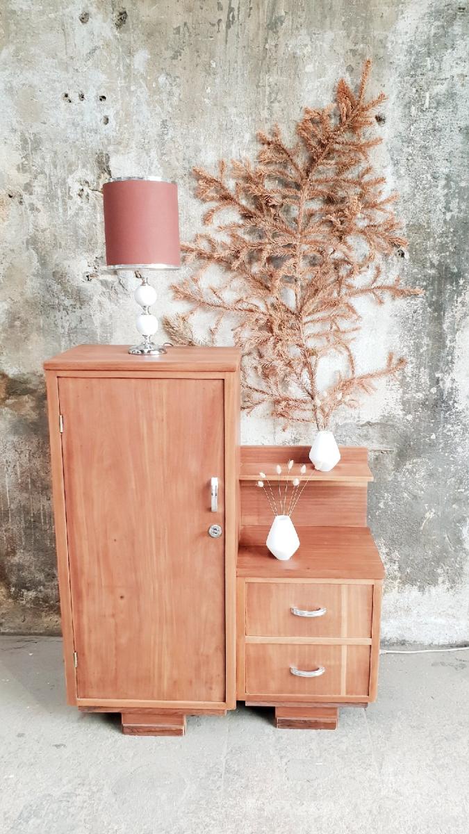 Vintage asymmetrical wardrobe