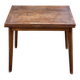 Scandinavian extendable dining table with storage in 19th-century oak.