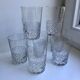 Lot de 7 verres à eau années 50-60