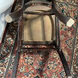 Antique bistro chair with pattern