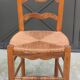 6 straw-seated Provençal chairs