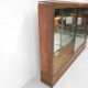 Large display cabinet with 2 sliding glass doors