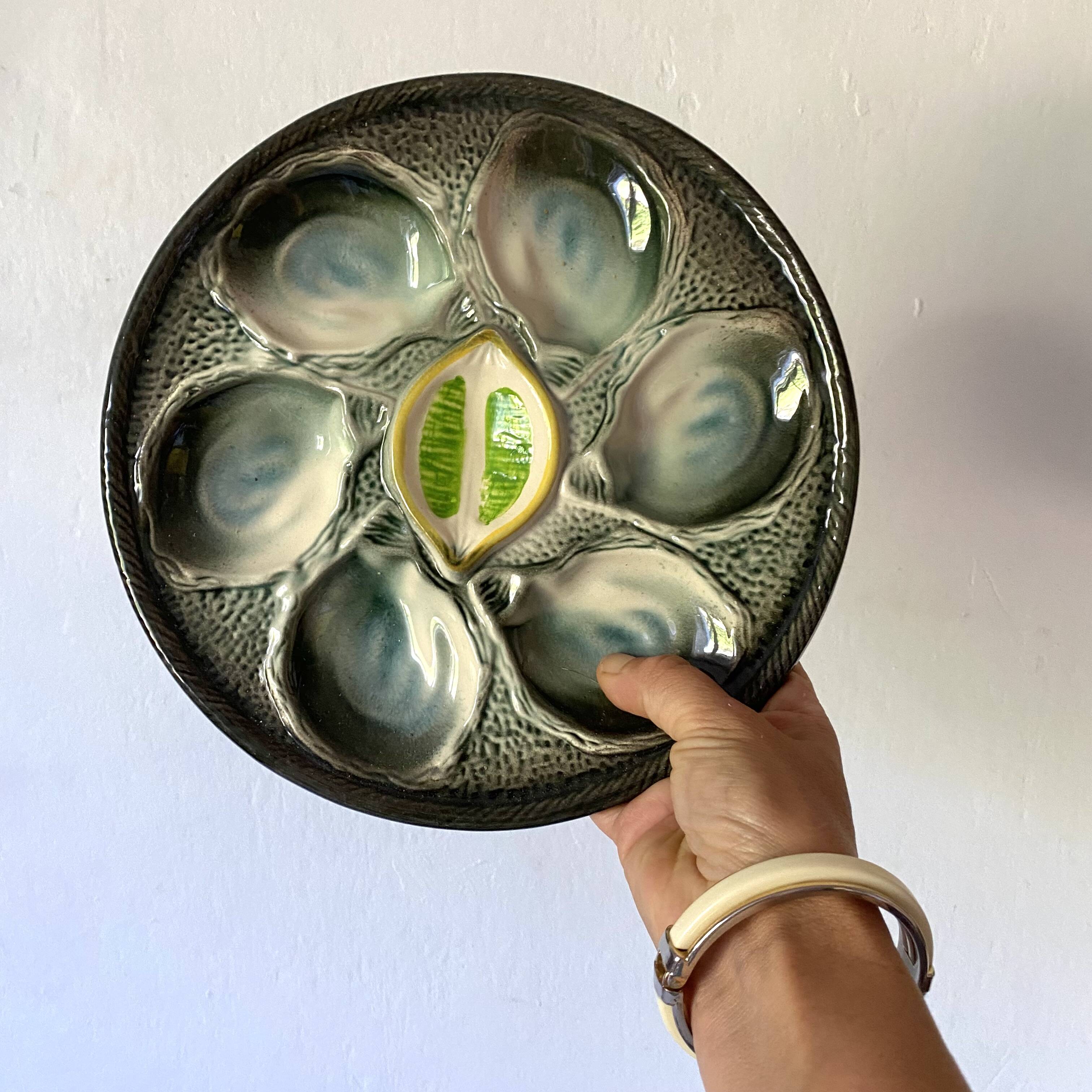 St Clément oyster slip plates