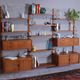 Mid century teak wall unit by Gustav Bahus, Norway 1960's
