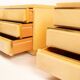 Angelo Mazzola Parchment Nightstands for Salpol In the Manner of Aldo Tura