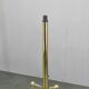 Italian Brass-Plated Coat Rack with Marble Base, 1970s
