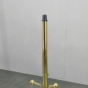 Italian Brass-Plated Coat Rack with Marble Base, 1970s