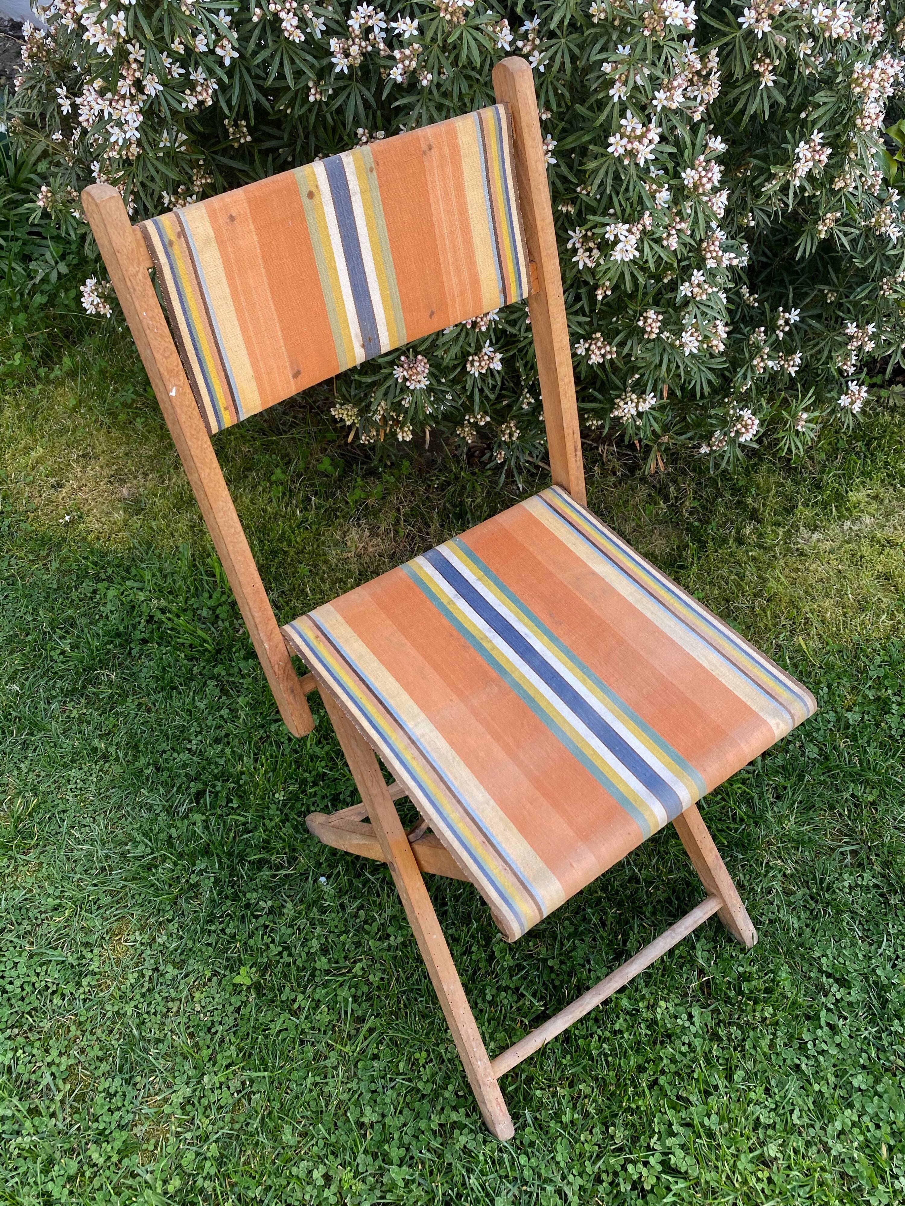 Folding chair, deckchair canvas