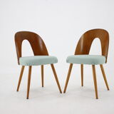 Antonin Suman set of four dining chairs, Czechoslovakia, 1960s