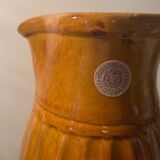 Enamelled pitcher stamped "The Cyclades" (Anduze) Perfect condition