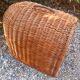 Vintage dog house year 50 in rattan