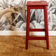 Tabouret d'atelier en bois
