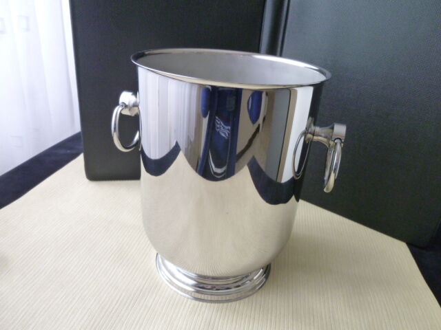Jean Couzon 18/10 stainless steel champagne bucket