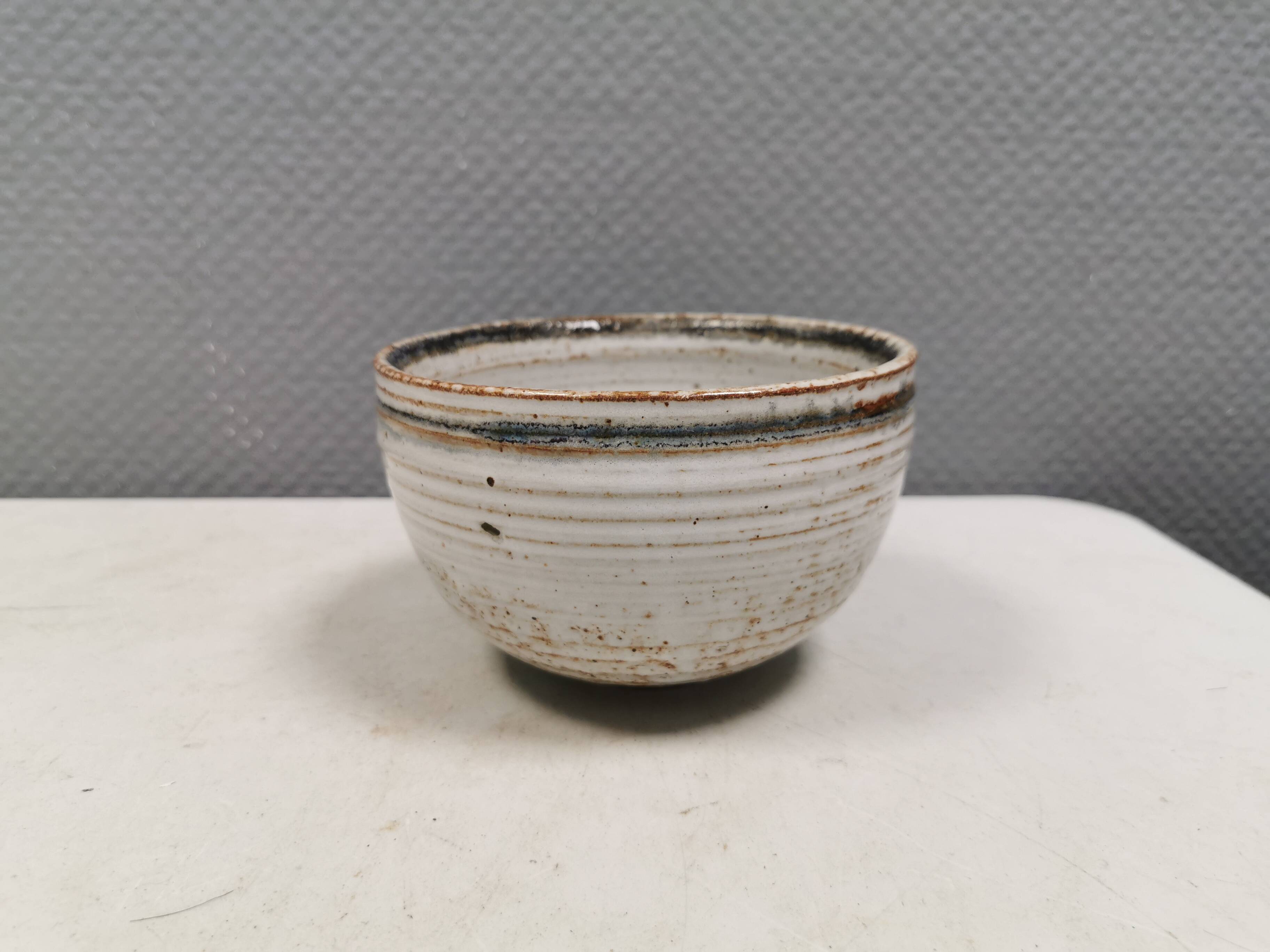 Ceramic bowl by Marie Hjorth, 1980s, Denmark.