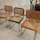 Chaise Cesca B64 de Marcel Breuer estampillée, Italie