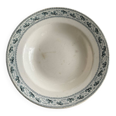 Very old hollow plate made of ironstone.