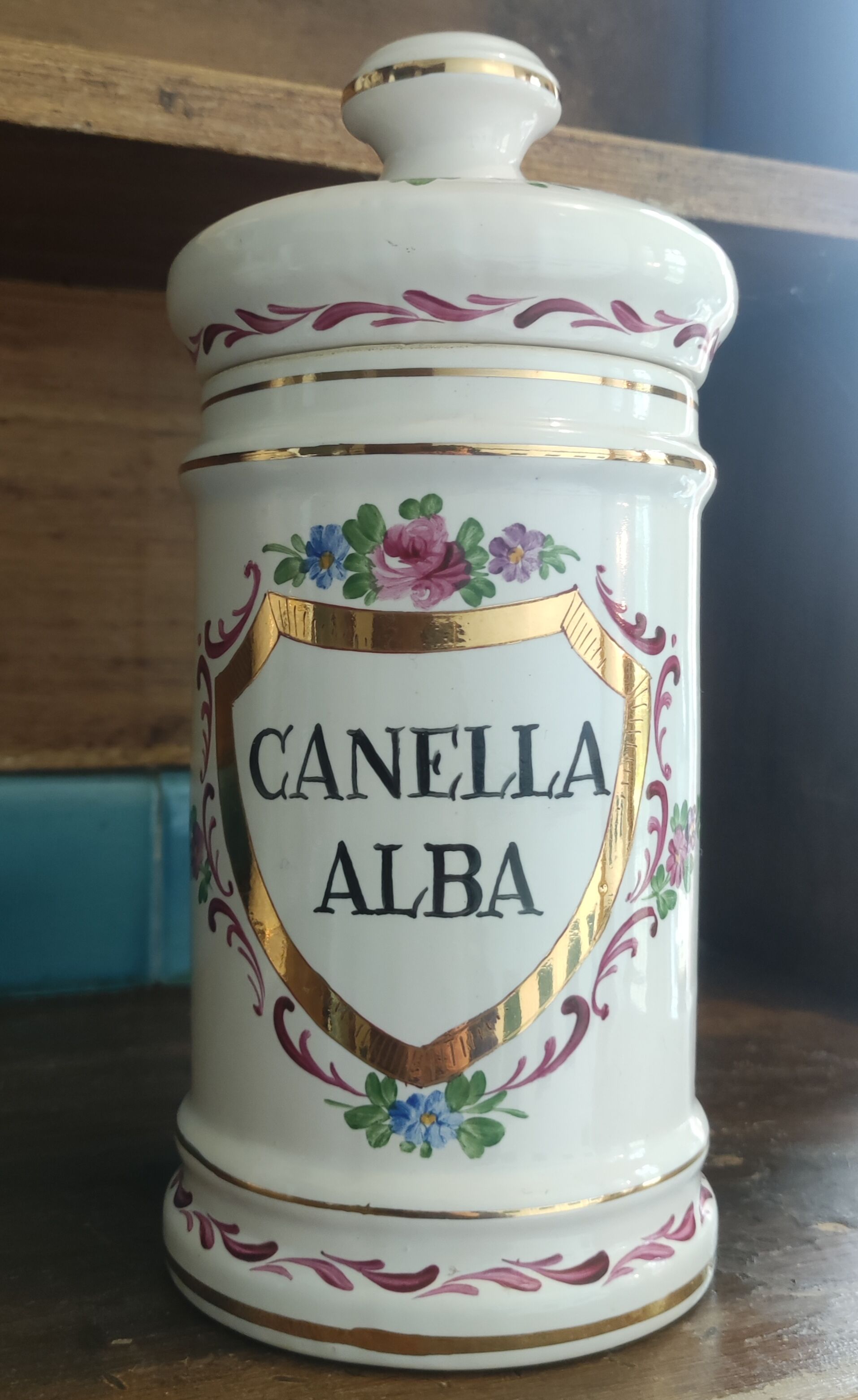 Vintage pharmacy pot