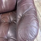 Leather armchair and ottoman by GÖTE MÖBLER Sweden 1960