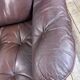 Leather armchair and ottoman by GÖTE MÖBLER Sweden 1960