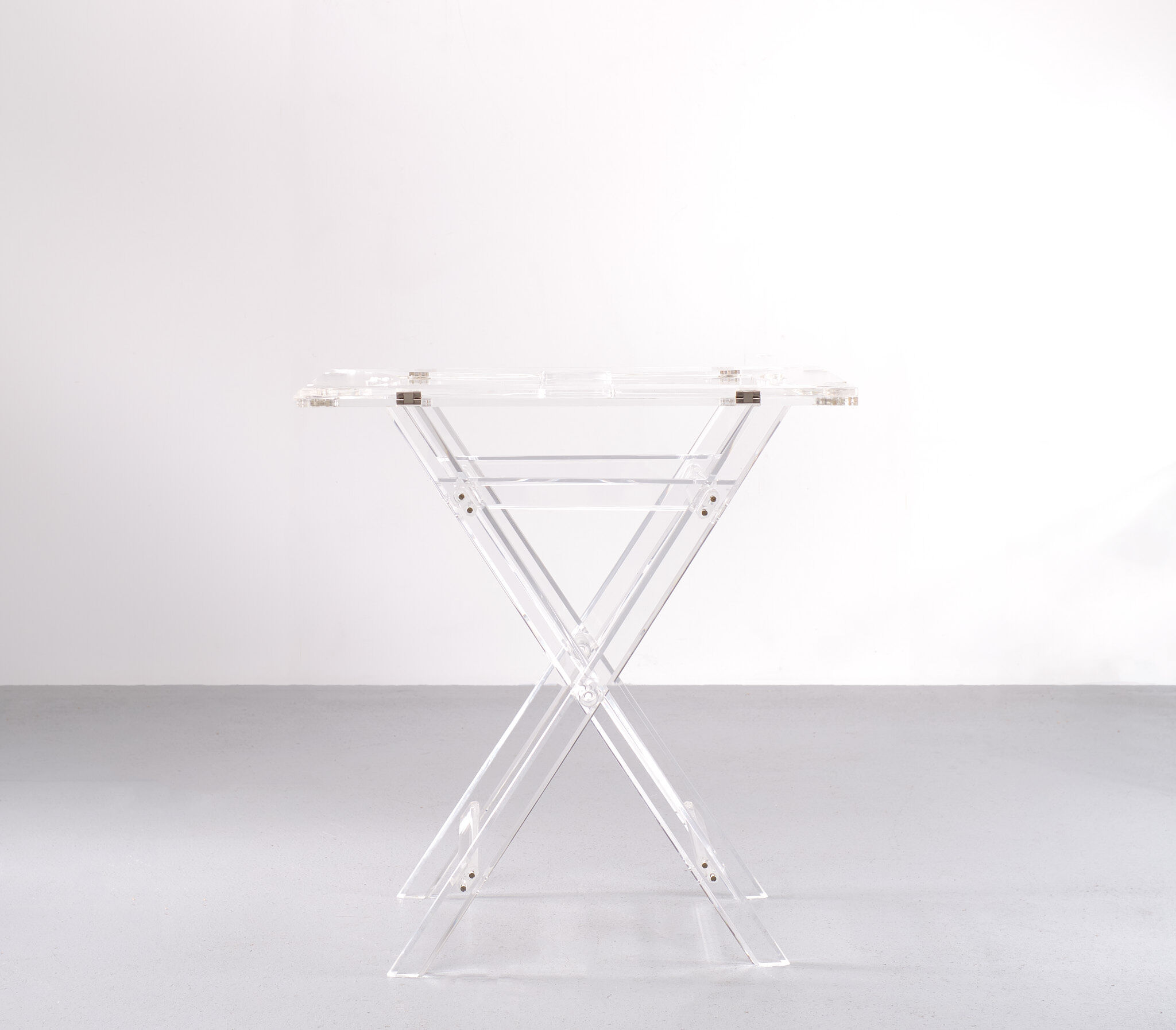 Lucite tray table, france, 1970s