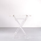 Lucite tray table, france, 1970s