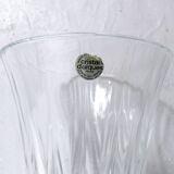 ancien vase en cristal 25 cm TBE