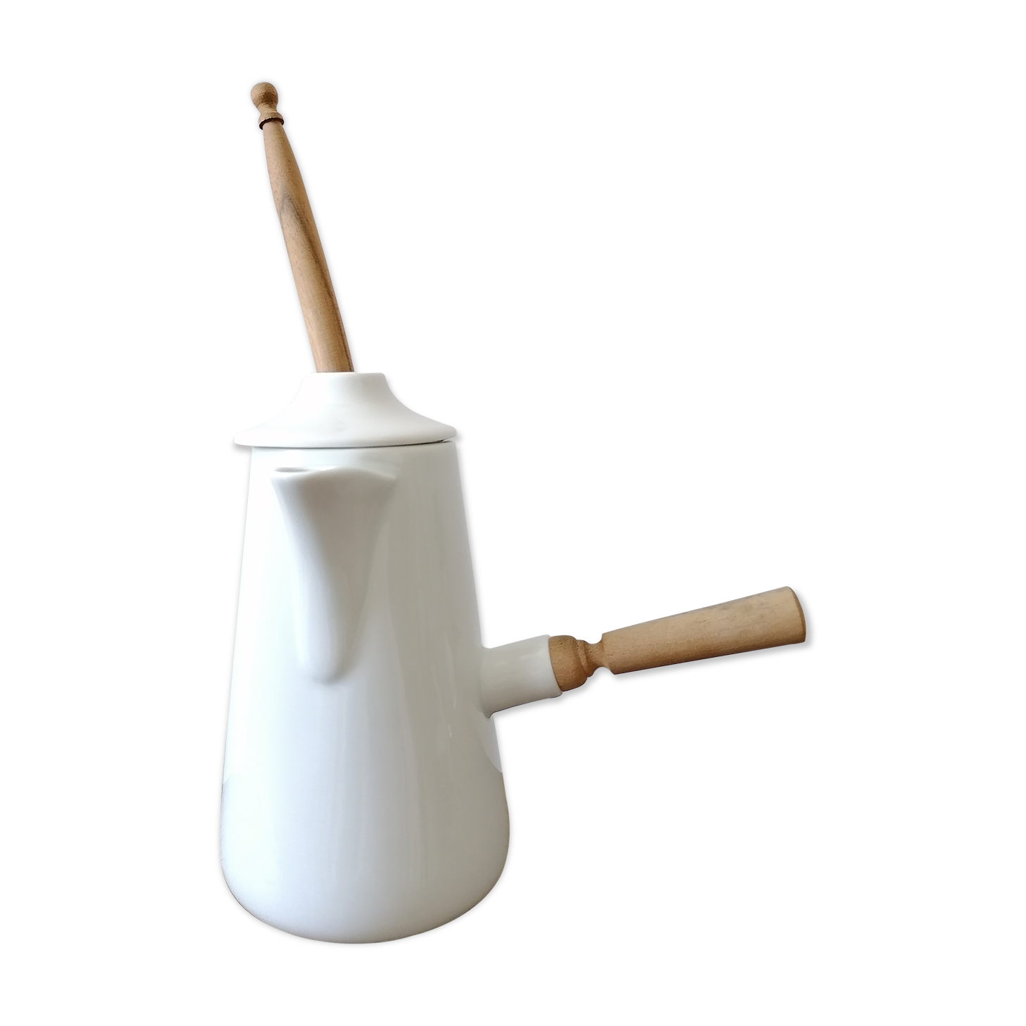 White porcelain chocolatier